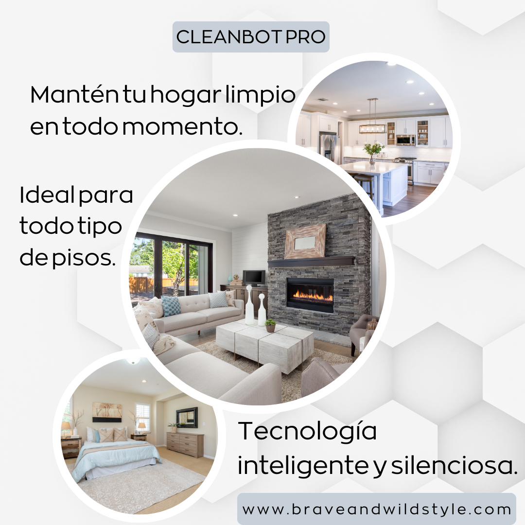 CleanBot PRO| Sin ruido y +4 funciones