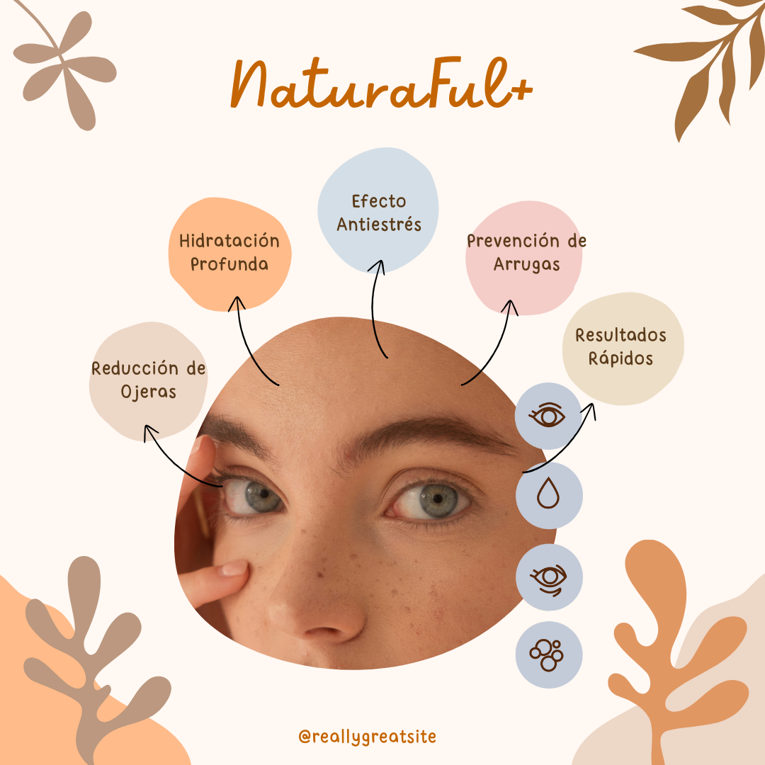 NaturaFul+ | Reduce ojeras + Hidrata + Rejuvenece